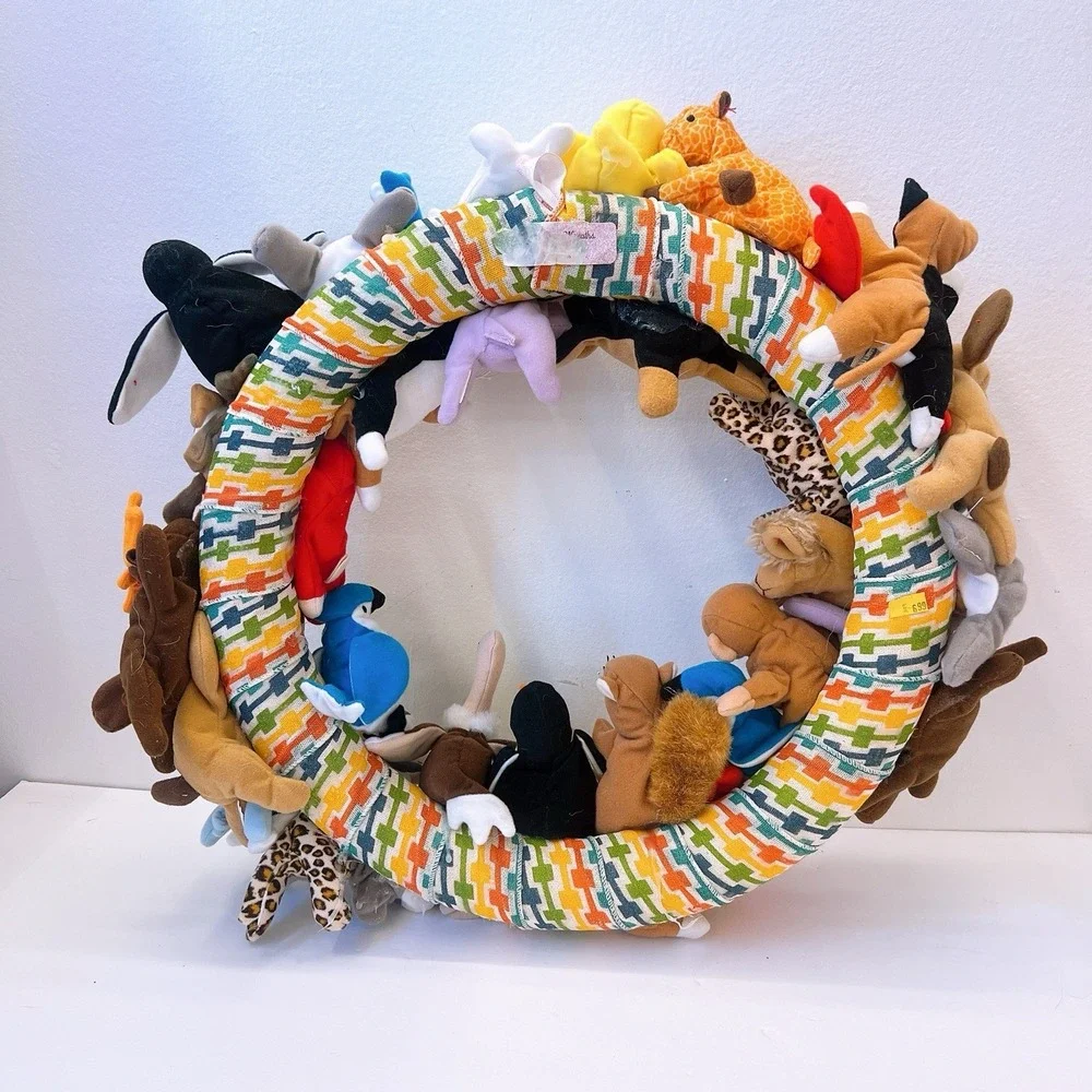 Zootopia Stuff Animal Wreath Handmade 17.5